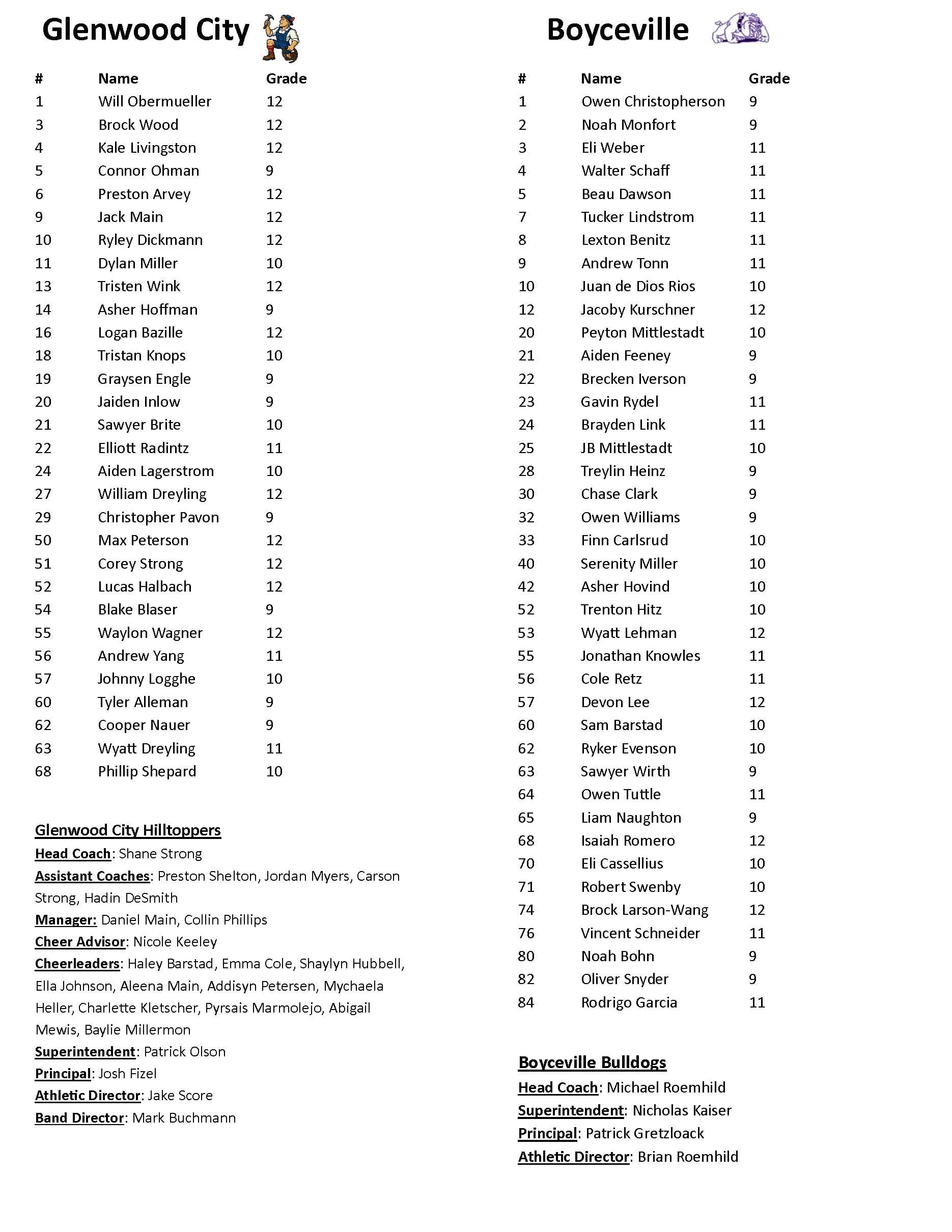 Roster